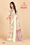 Maahi By Kashvi Linen Saree Best Wholesale Shop In Surat